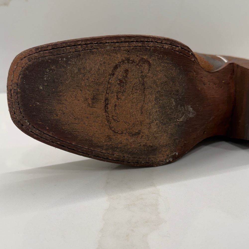 J.B. Dillon Leather Boots - Red white and blue - Picture 10 of 13